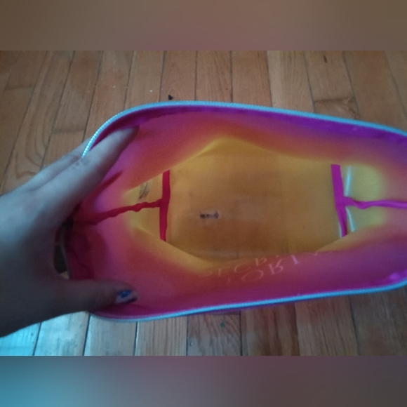 Victoria Secret jelly ombre color cosmetic bag - Picture 7 of 9